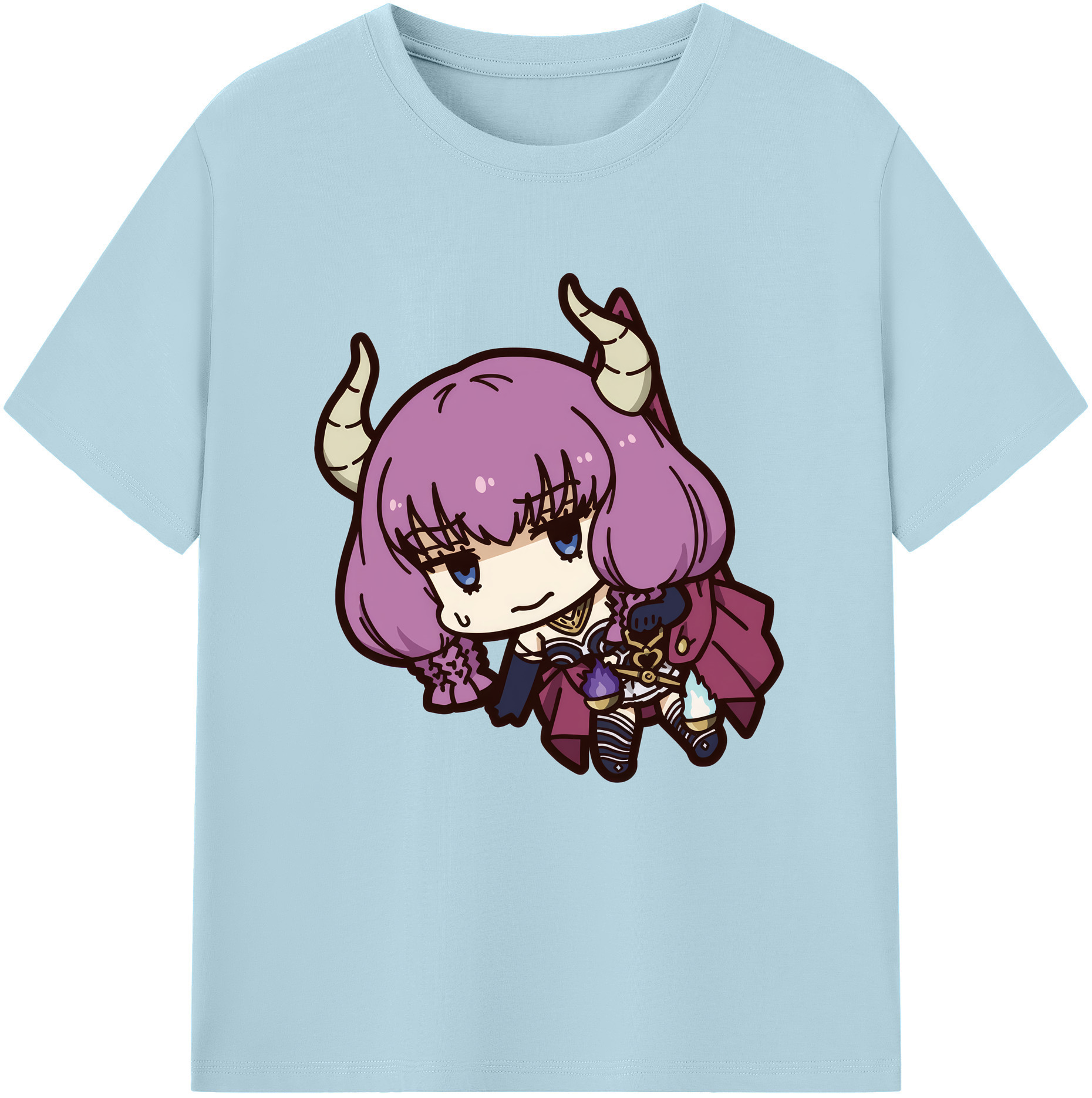 （画像用） 葬送のフリーレン Frieren 綿100％半袖Tシャツ（フロントプリント）